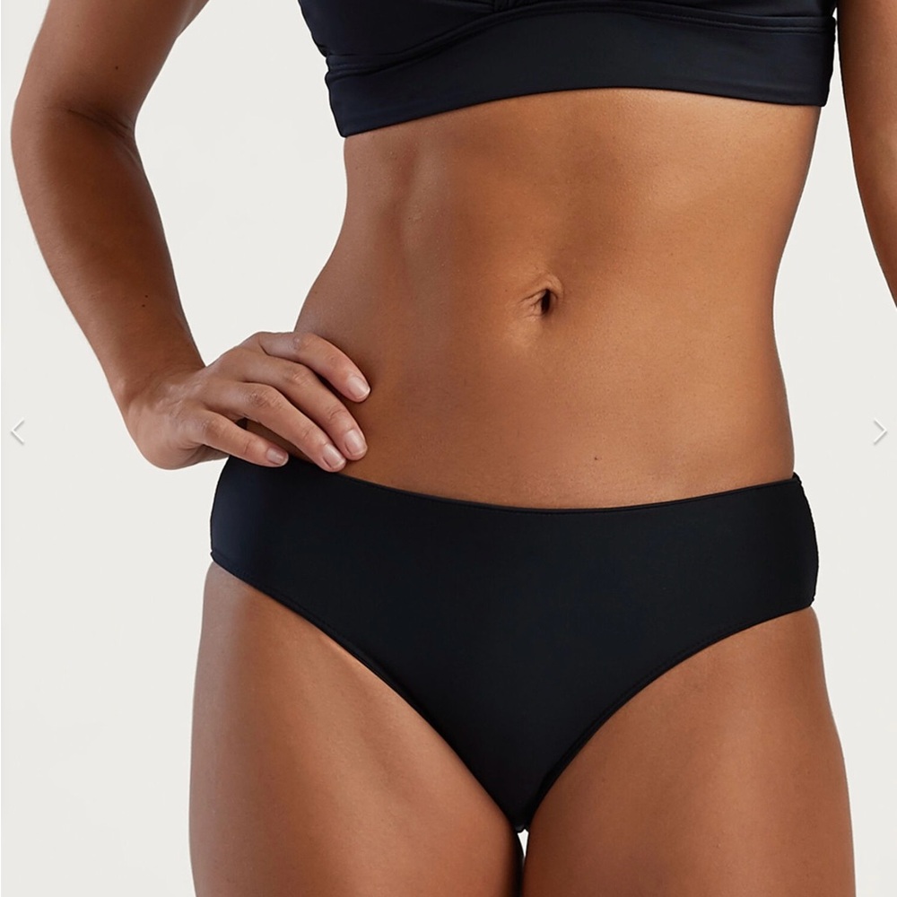 Title Nine Bikini Bottom - Solid Black NWT